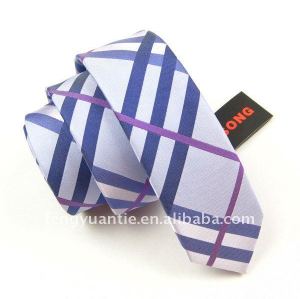 corbata de seda tejida, corbata del diseñador, lazos de la marca