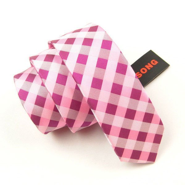 moda tejida 100 llanura corbatas de seda