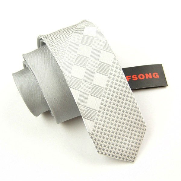 Flaco moda corbata de seda, corbata