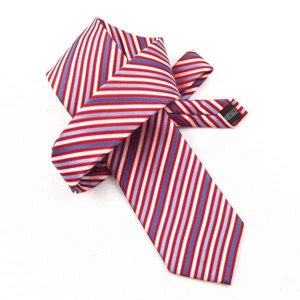 Comprueba la moda corbata de seda, corbata