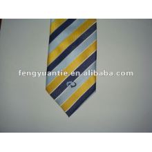 полосой сплетенные специально шелковый галстук logo