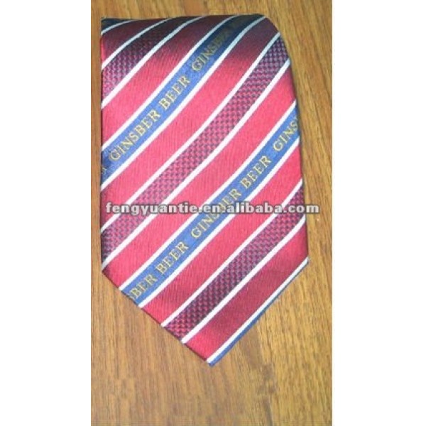 de color rosa comprobar tejido de seda logotipo personalizado corbata de seda