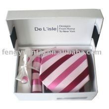 Conjunto de corbata, corbata de seda conjunto, set de regalo