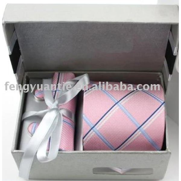 Set de regalo, de lujo conjunto de corbata, corbata de seda conjunto