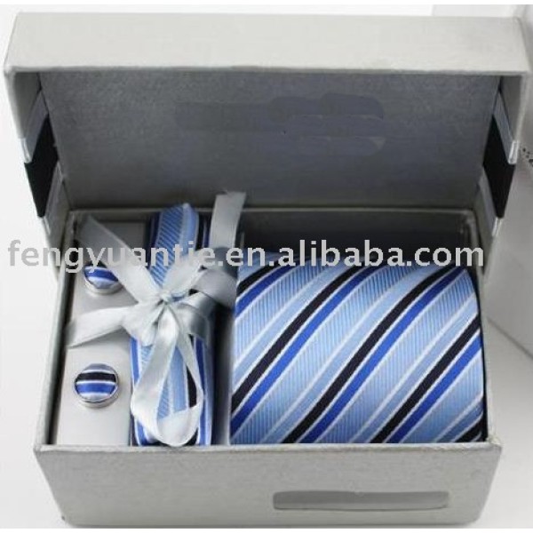 Set de regalo, de lujo conjunto de corbata, corbata de seda conjunto
