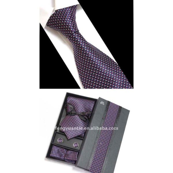 corbata de seda conjunto