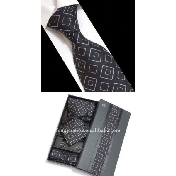 corbata de seda conjunto