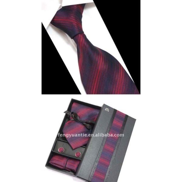 corbata de seda conjunto