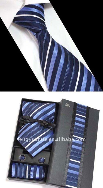 corbata de seda conjunto