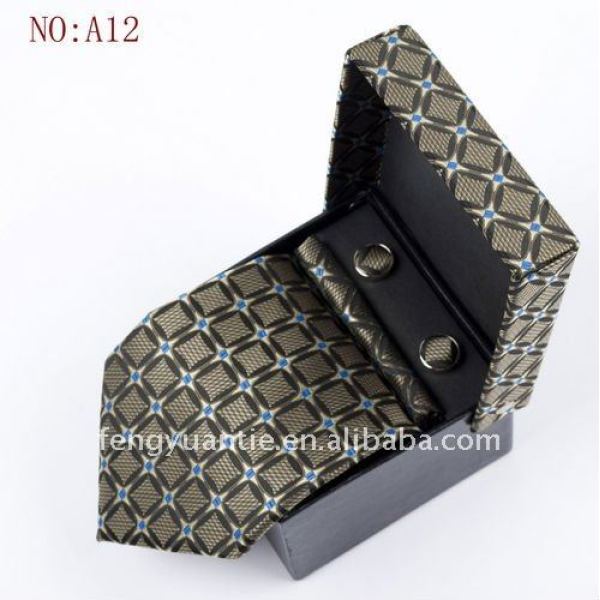 corbata de seda conjunto