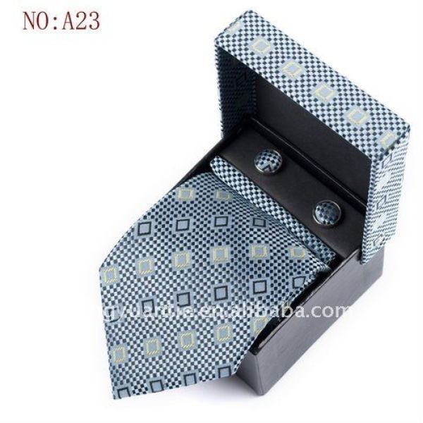 corbata de seda conjunto
