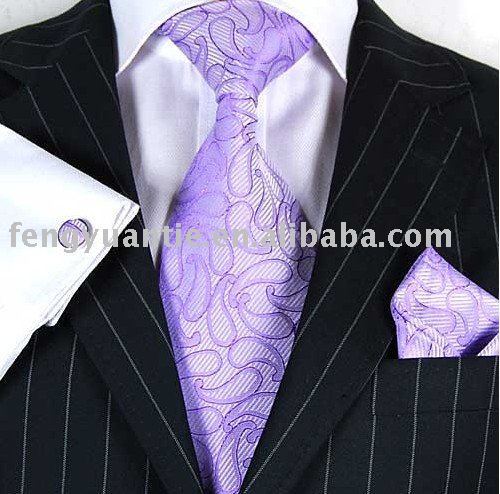 Para hombre de moda corbata de seda, corbata