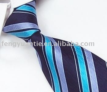 gesponnene Krawatte des Streifens Polyester