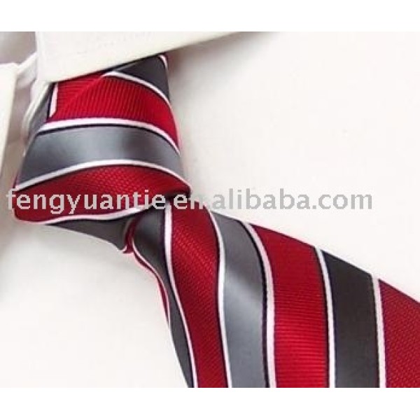 corbata de poliéster tejido