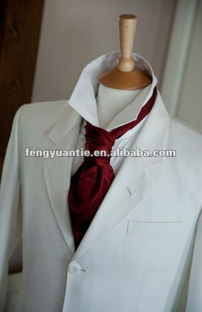 corbata de seda personalizados ascot cravat