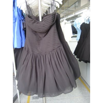 熱い販売の黒の絹の包帯のイブニング・ドレス