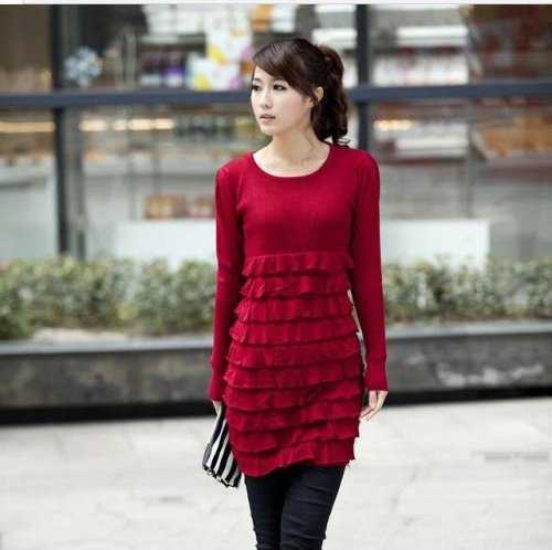 熱い販売の女性は服を編む