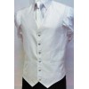 100% polyester white casual vest