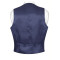 Men's Solid NAVY BLUE SILK Dress Vest BOW TIE Set