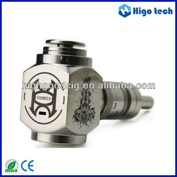 2014 electronic cigarette china mod hammer mod with 18350 battery