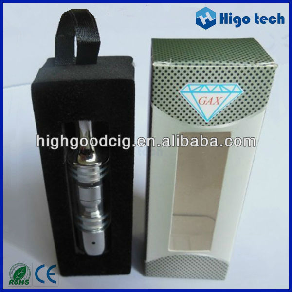 Healthy&Environmental e cig GAX wax atomizer for wax/dry herb made in china
