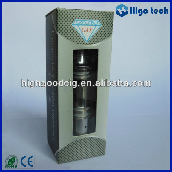 eGo/510 thread gax tank glass vaporizer gax dry herb vaporizer