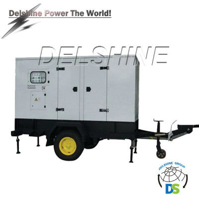 80kw mobile power generator portable silent diesel generator Factory Sale With CE& ISO And Brand Engine