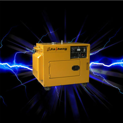 4-stroke Air-cooled electric start 5kw portable 3 phase generator for home use silent