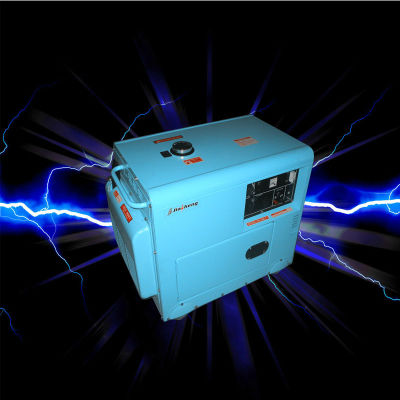 4-stroke Air-cooled electric start 5kw portable 3-phase ac generator for home use silent