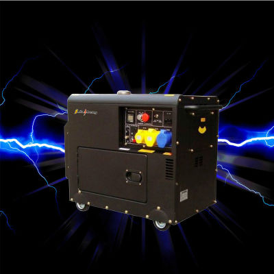 4-stroke Air-cooled electric start 5kw portable 3-phase generator for home use silent
