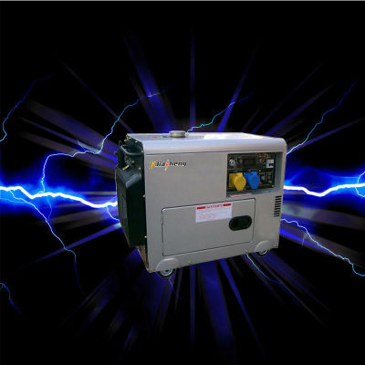 4-stroke Air-cooled electric start 5kw small silent generator