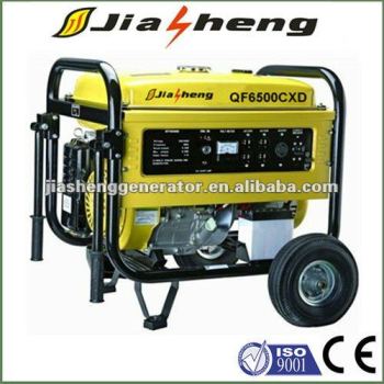 easy to operate,5kw electric start with handles,4-stroke Petrol/Gasoline Generator