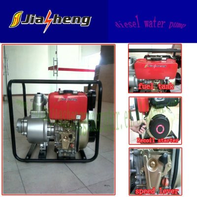 3inch single cylinder air cooled 11hp diesel power water pump diesel