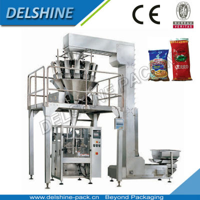 Automatic Packing Machine For Food With 10 Heads Weigher
