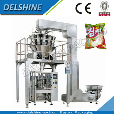 Dumpling Packing Machine With 10 Heads Weigher