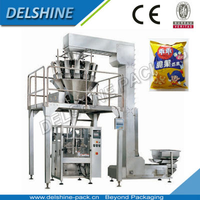 Dry Nuts Packing Machines With 10 Heads Weigher