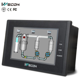 Wecon 4.3 inch hmi touch screen applicable to brand plc with modest price