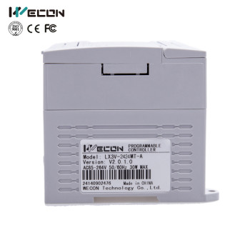 wecon LX3VP-3624MR2H-D 60 points industry plc programmer PLCEditor software