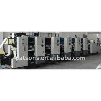 Coninuous Form Roll To Pack Offset Printing Machine Line