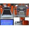 Automatic pre-stretching oscillating rewinding machine with hemmed edge
