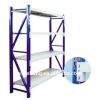 Medium duty storage shelves and storage rack