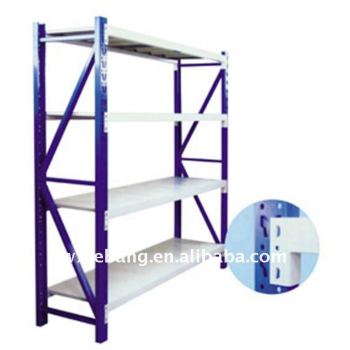 Medium duty storage shelves and storage rack