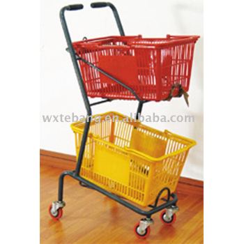 supermarket Handing Basket Trolley