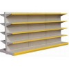 shelf with perforated back panel