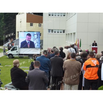 Croatia Outdoor Trailer LED Display for TV Showing and Event