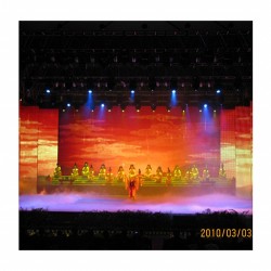 P20mm Curtain Mesh Rental LED Display