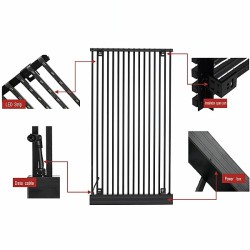 Lightweight Integration LED Strip Display LED Media Facade