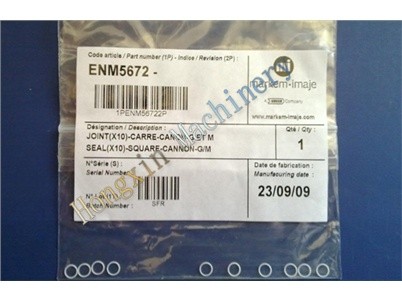 ENM5672 Spares SEAL(X10)-SQUARE-CANNON-G/M