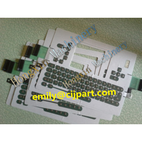 videojet 1000 series keyboad without overlay