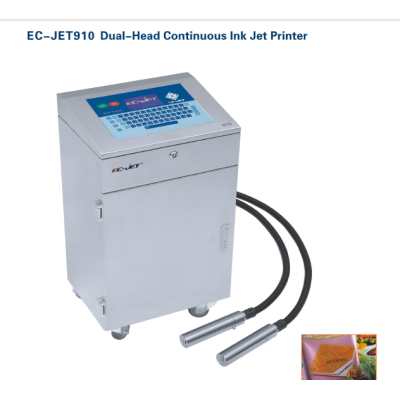 EC-JET910 Dual-Head Continuous Ink Jet printer
